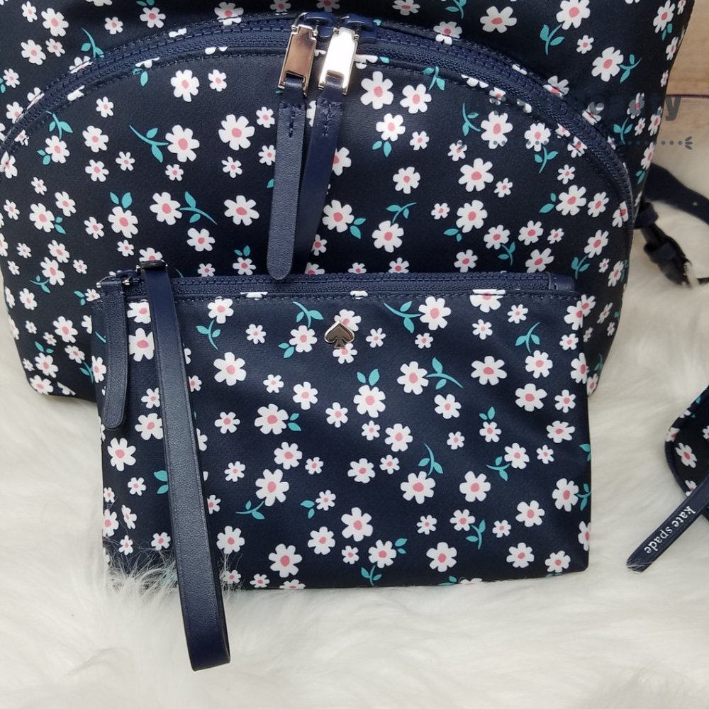 kate Spade Karissa Large Backpack Cosmetic Wristle - Picture 2 of 16